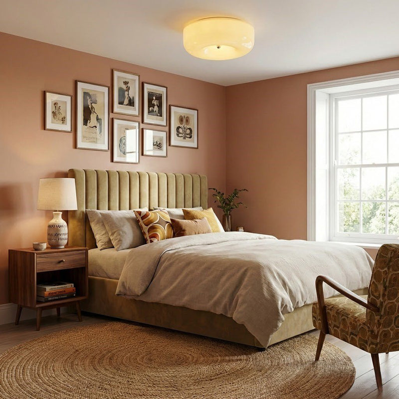 Cream Ceiling Light