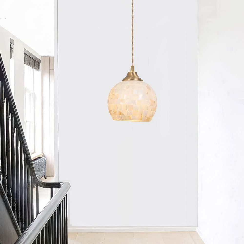 Cream Pendant Light view 3