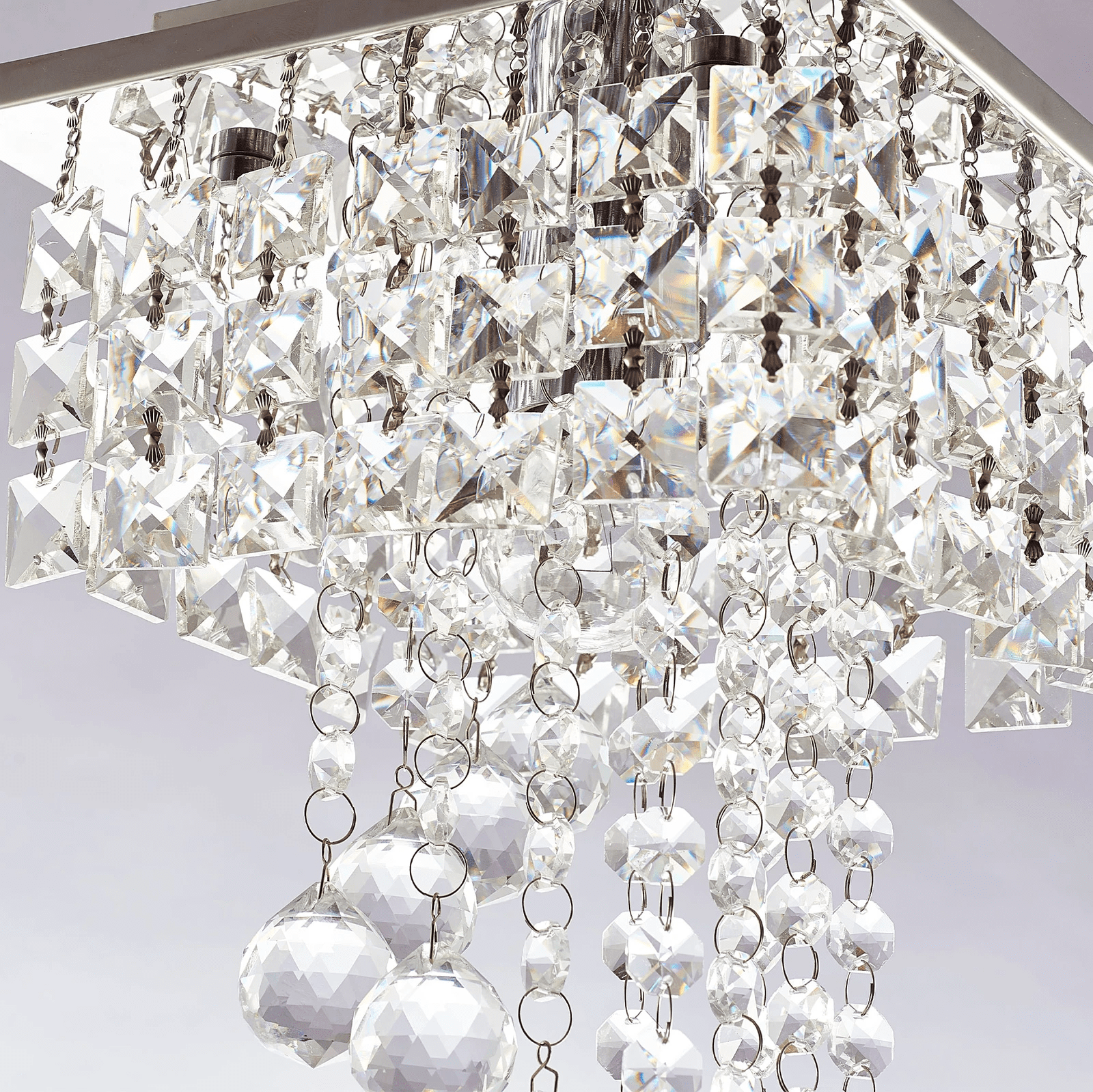 Crystal Ceiling Light view 3
