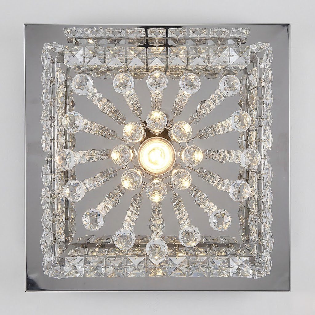 Crystal Ceiling Light view 5