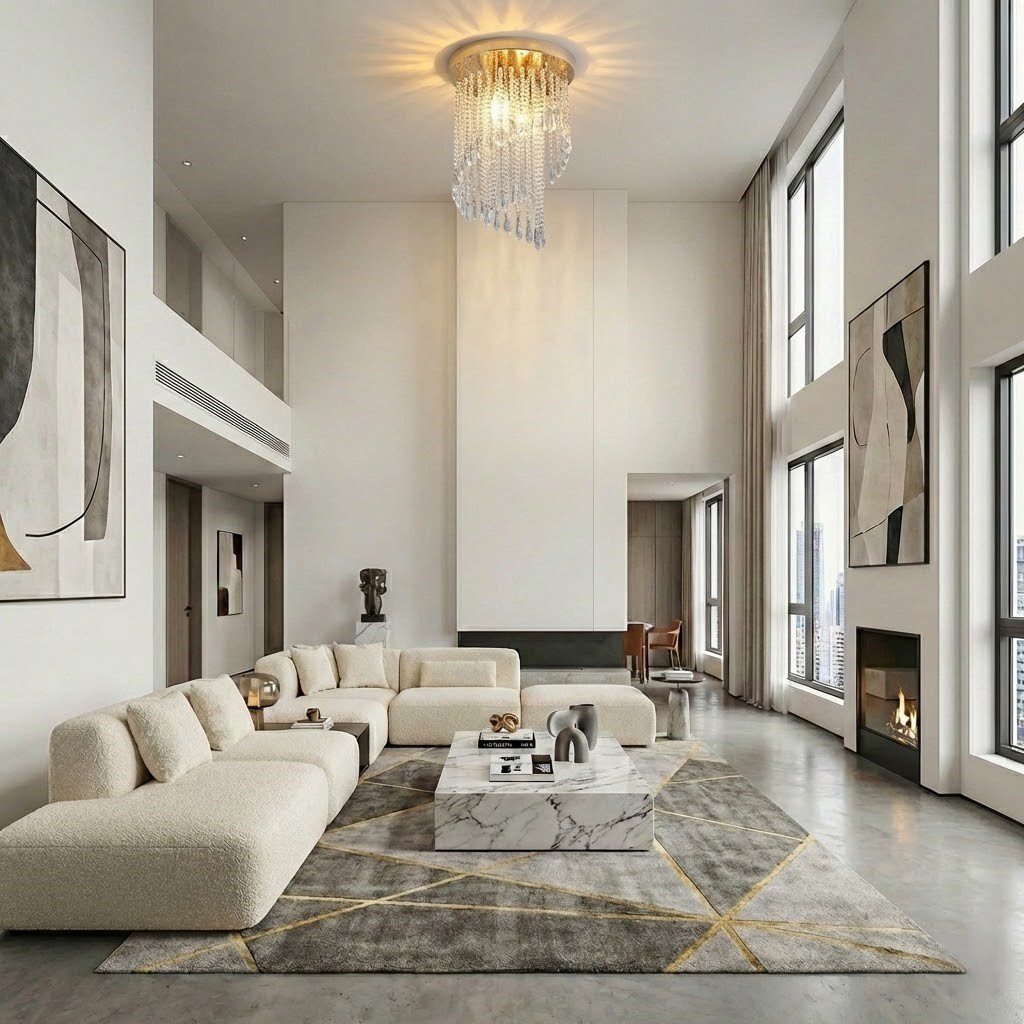 Crystal Drop Chandelier view 4