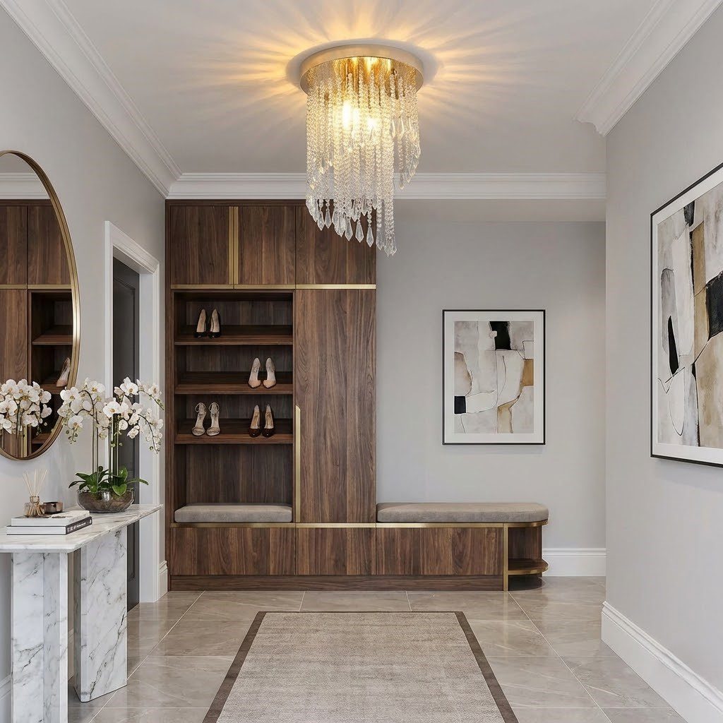Crystal Drop Chandelier view 6