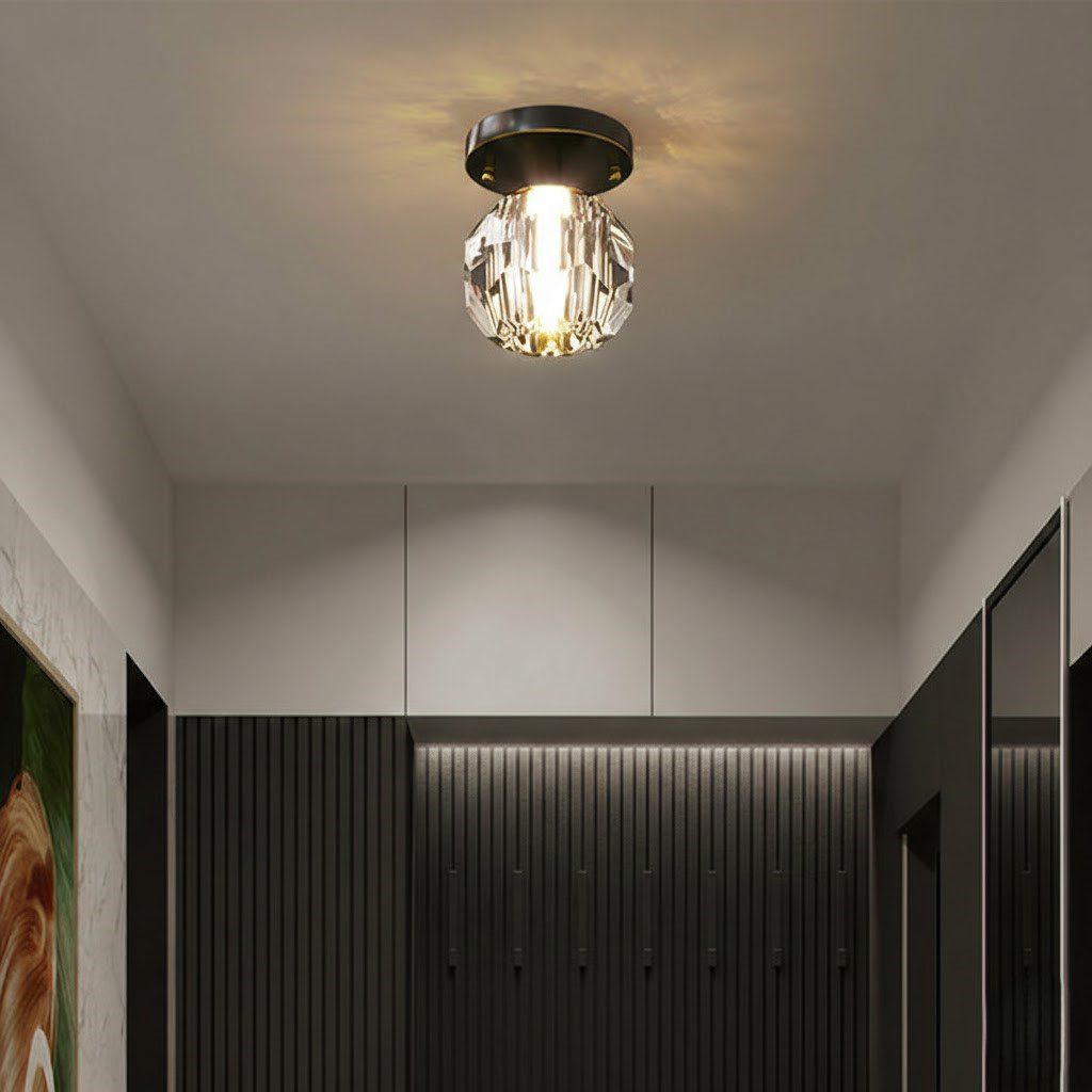 Crystal Flush Ceiling Light view 6
