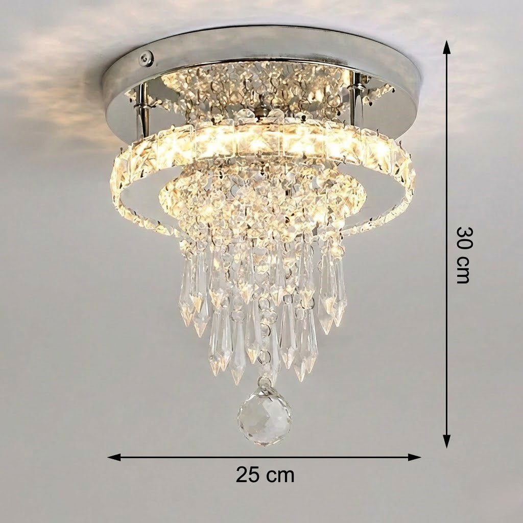 Crystal Shade Ceiling Light view 2
