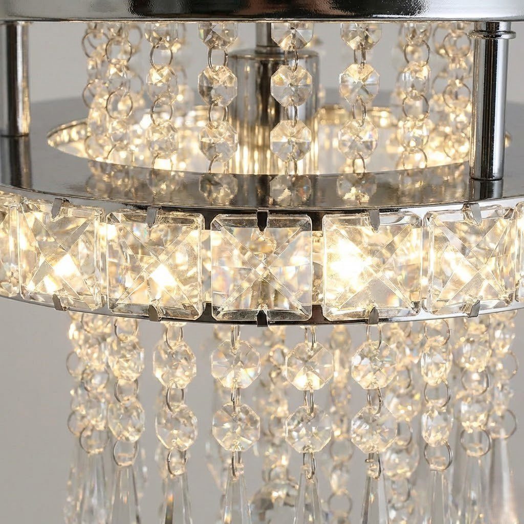 Crystal Shade Ceiling Light view 4