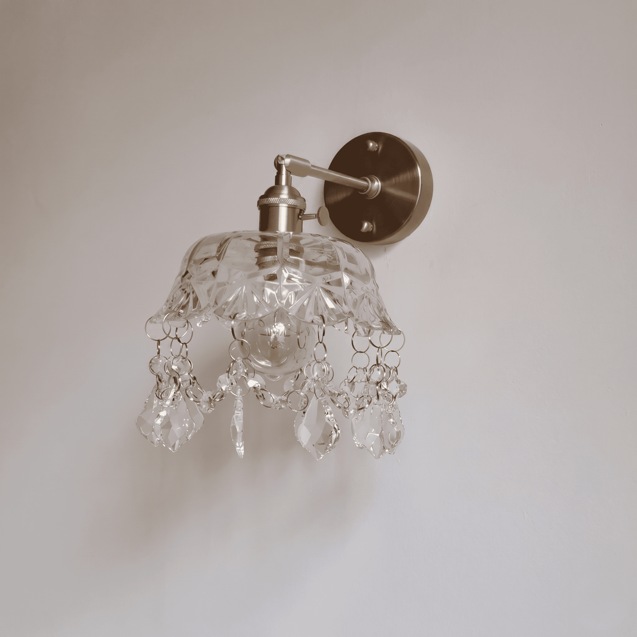Vintage Brass Wall Light view 1