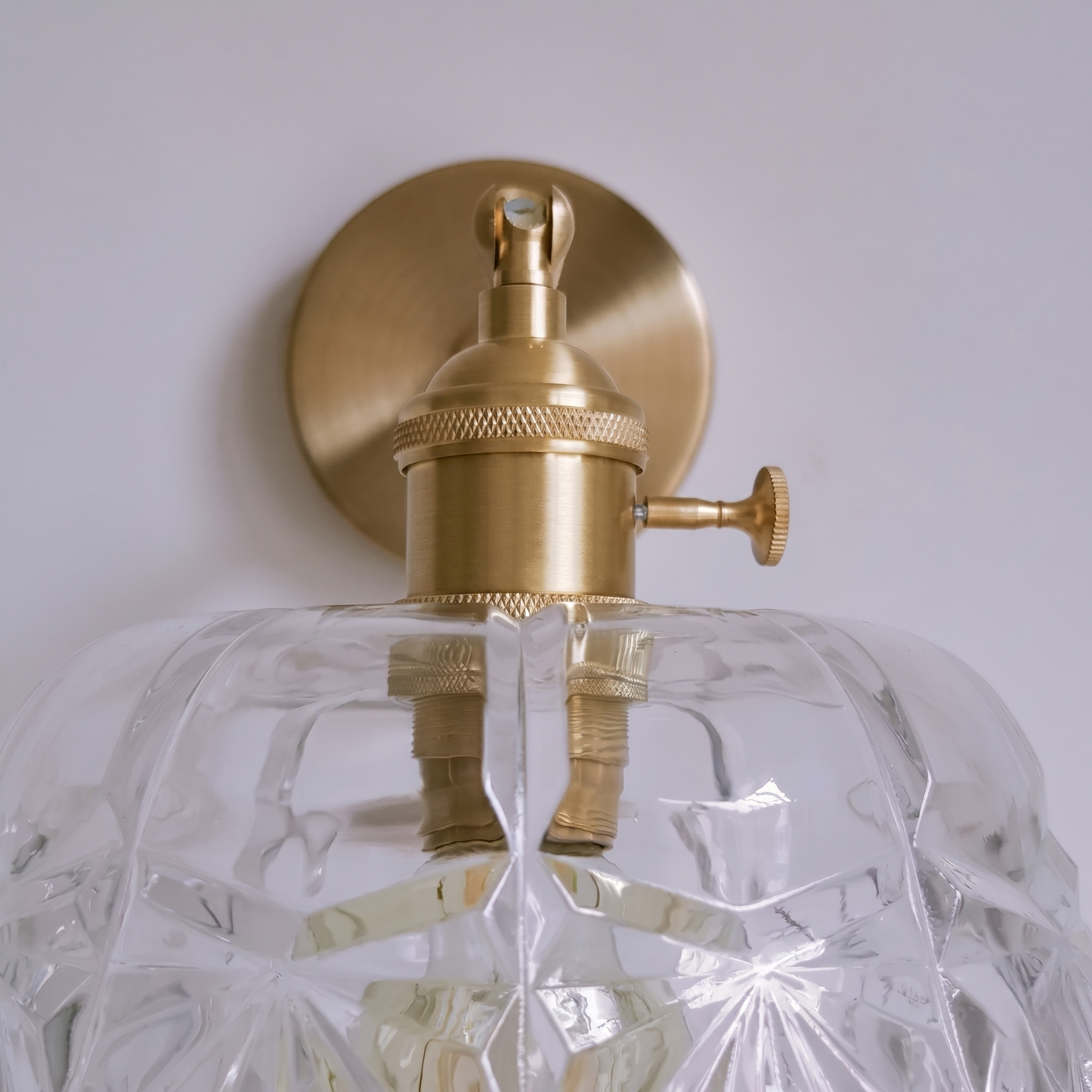 Vintage Brass Wall Light view 5