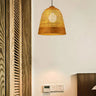 Luminaire suspension rotin bambou osier tressé