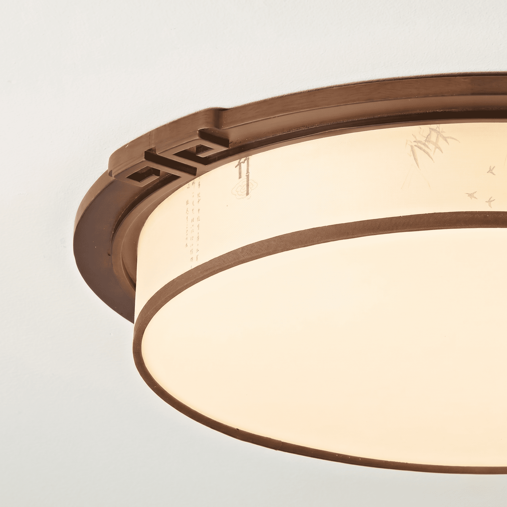 Dark Wood Ceiling Light view 4