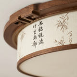 Dark Wood Ceiling Light view 7