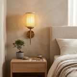 Bamboo Double Globe Wall Light view 1