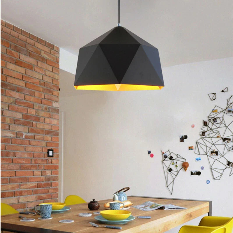 Designer Black Pendant Light view 12