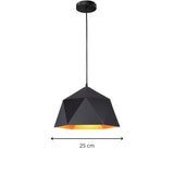 Designer Black Pendant Light view 5