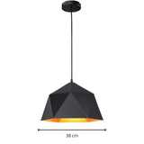 Designer Black Pendant Light view 6
