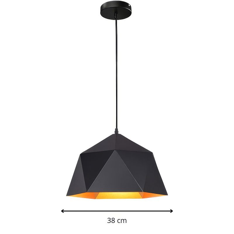 Designer Black Pendant Light view 6