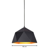 Designer Black Pendant Light view 7