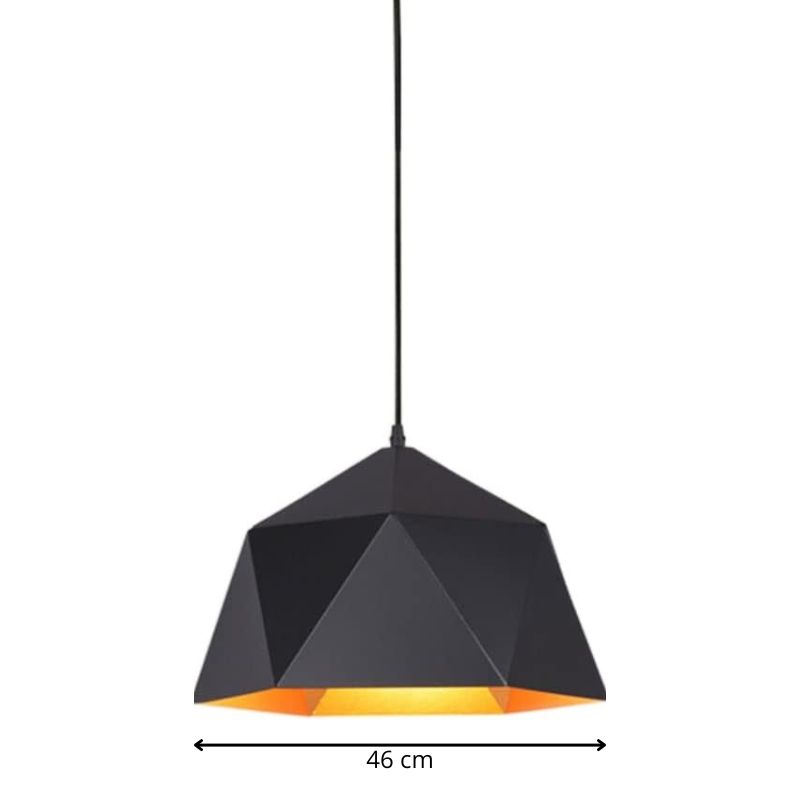 Designer Black Pendant Light view 7