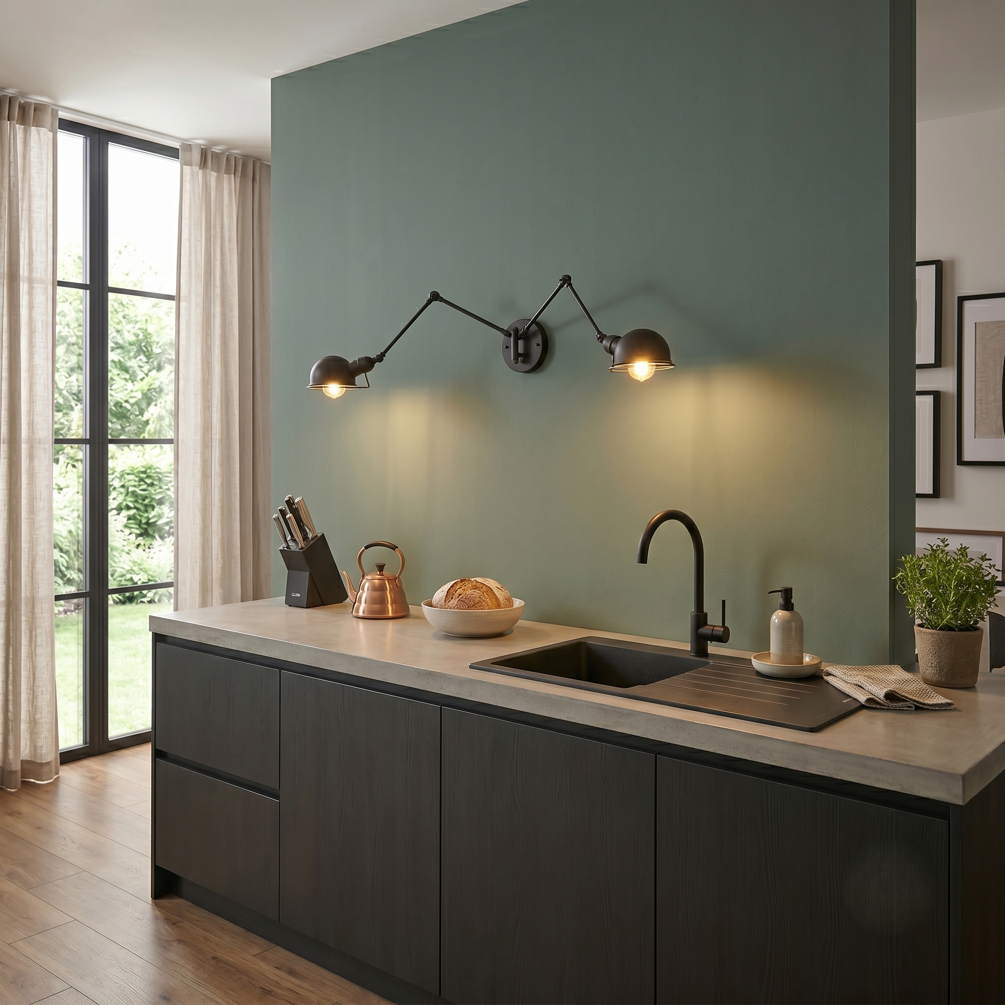 Double Arm Wall Lights view 4