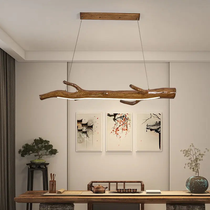Driftwood LED Pendant Light view 1