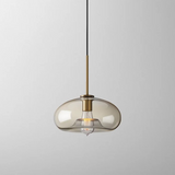 Suspension laiton et verre design view 5