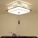 Fabric Flush Ceiling Light view 1