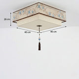 Fabric Flush Ceiling Light view 4