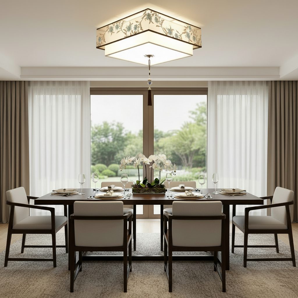 Fabric Flush Ceiling Light view 6