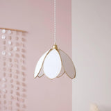 Fabric Petal Pendant Light view 2