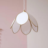 Fabric Petal Pendant Light view 3