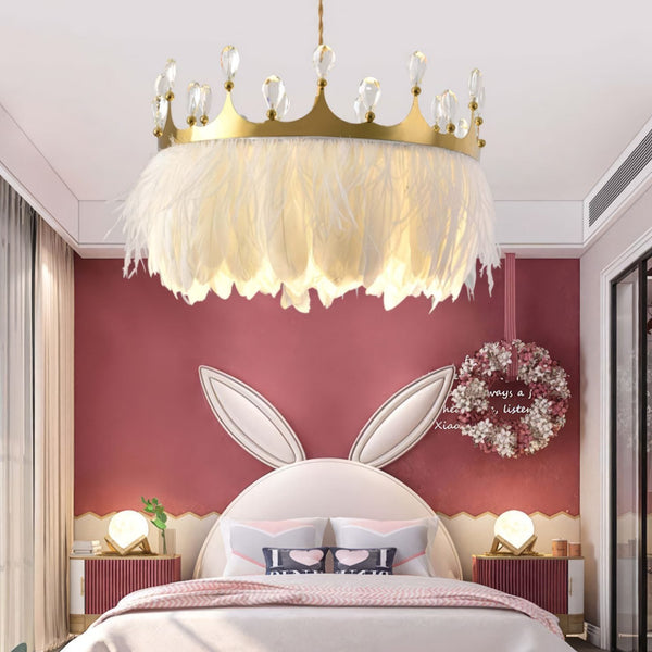 Feather Chandelier