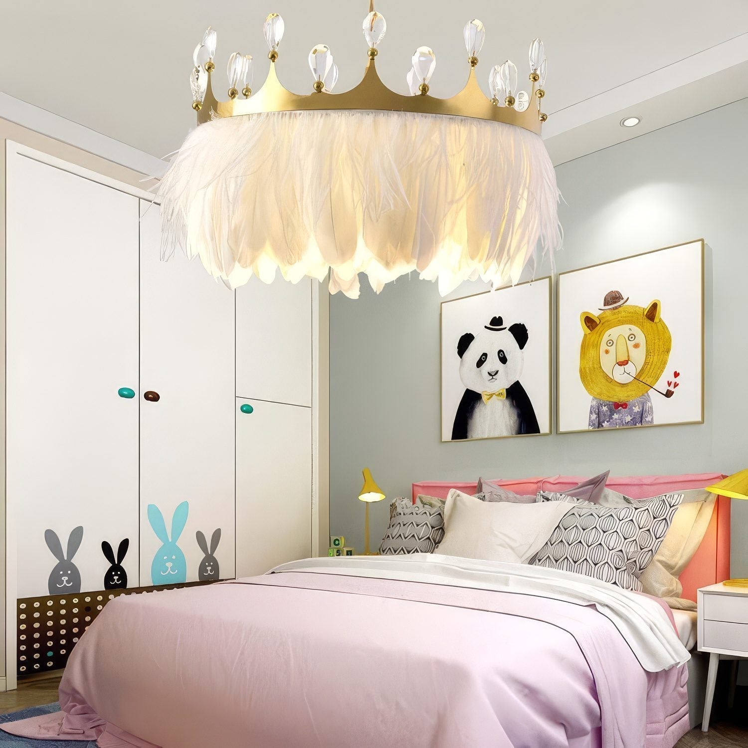 Feather Chandelier view 4