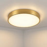 Round Gold Flush Ceiling Light