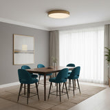 Round Gold Flush Ceiling Light view 8