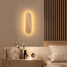 Oval Wood LED Wall Light