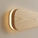 Oval Wood LED Wall Light view 4
