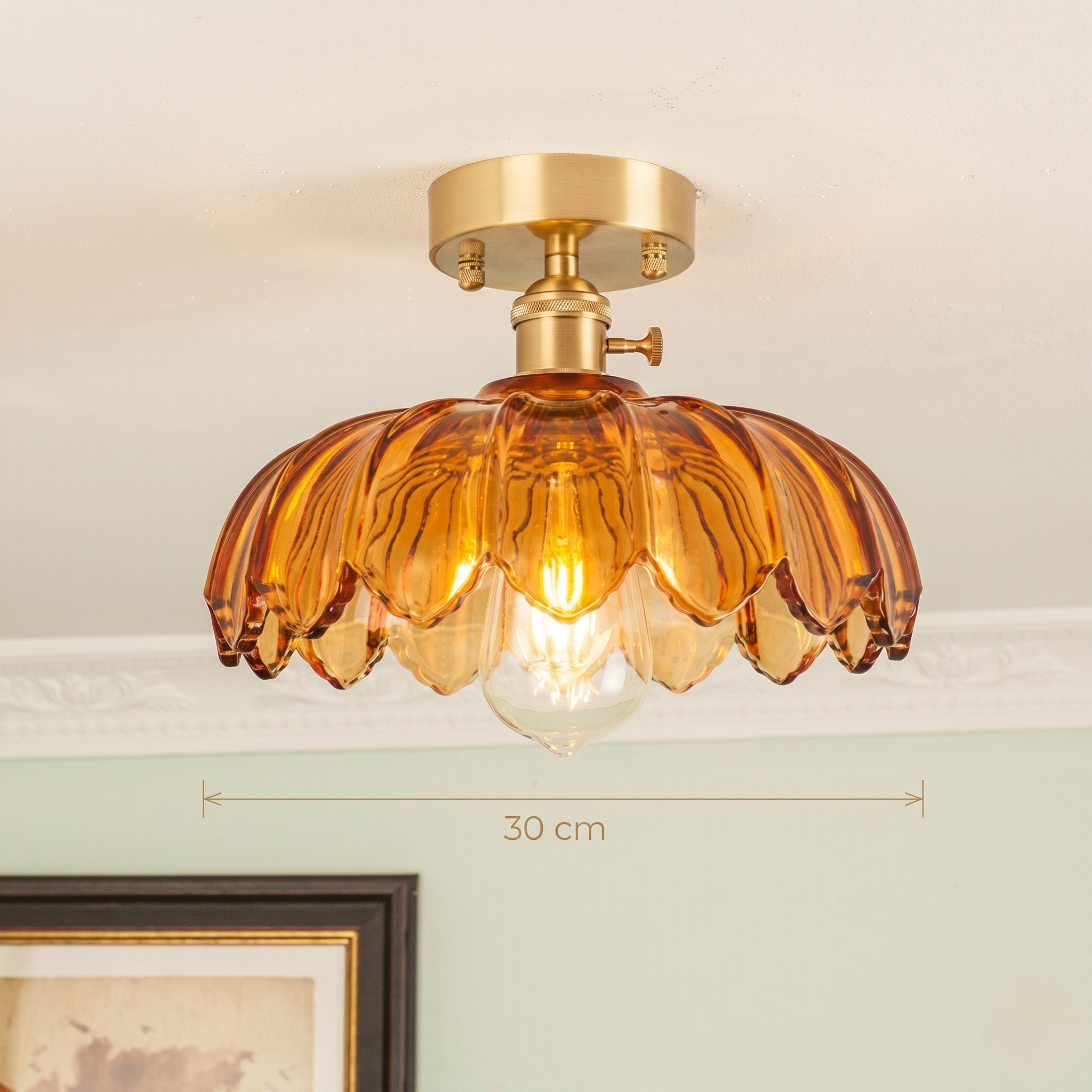 Floral Ceiling Light view 6