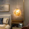 Flower Glass Ball Pendant Light