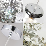 Flower Glass Ball Pendant Light view 12