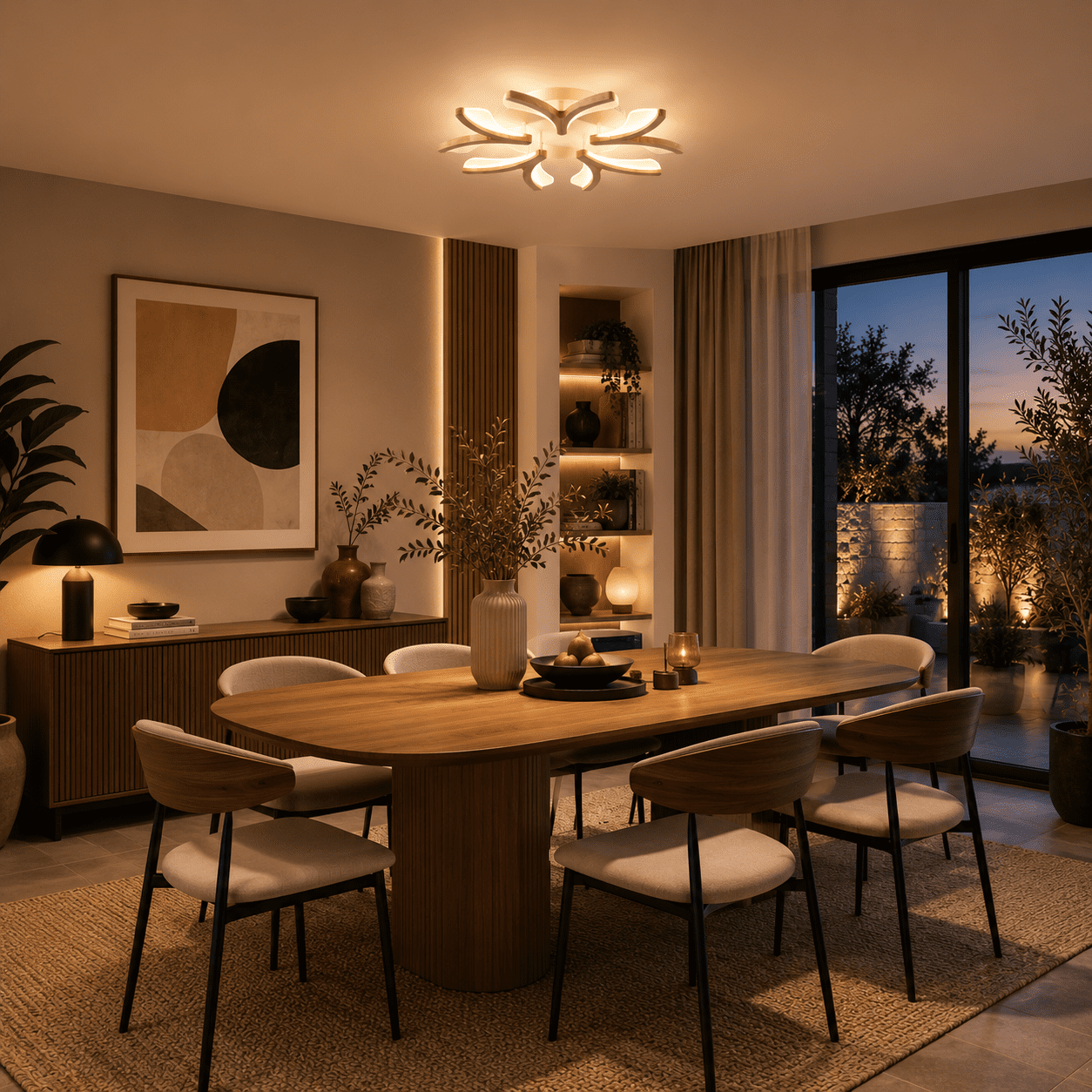 Flower LED Ceiling Light view 6