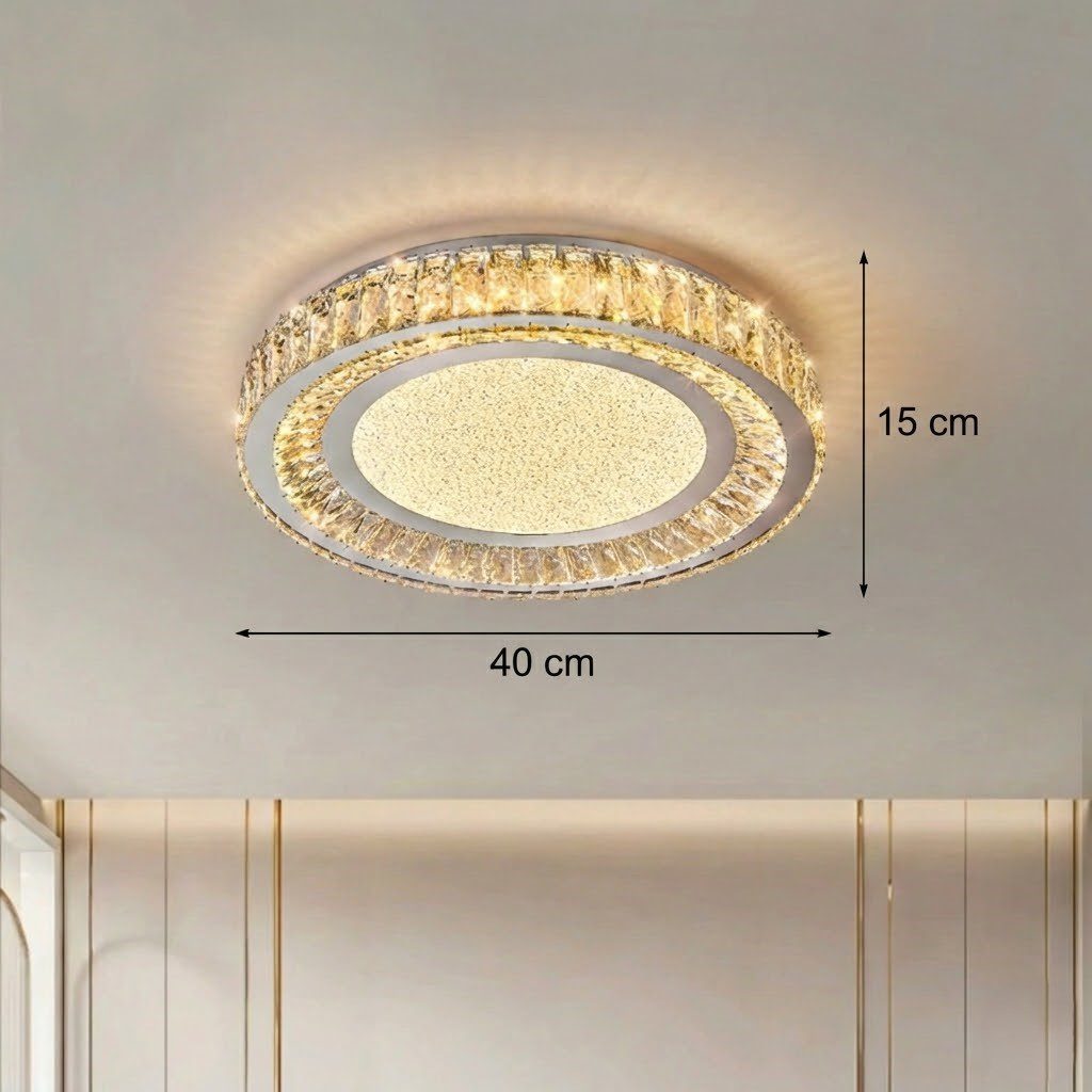 Flush Crystal Ceiling Lights view 9