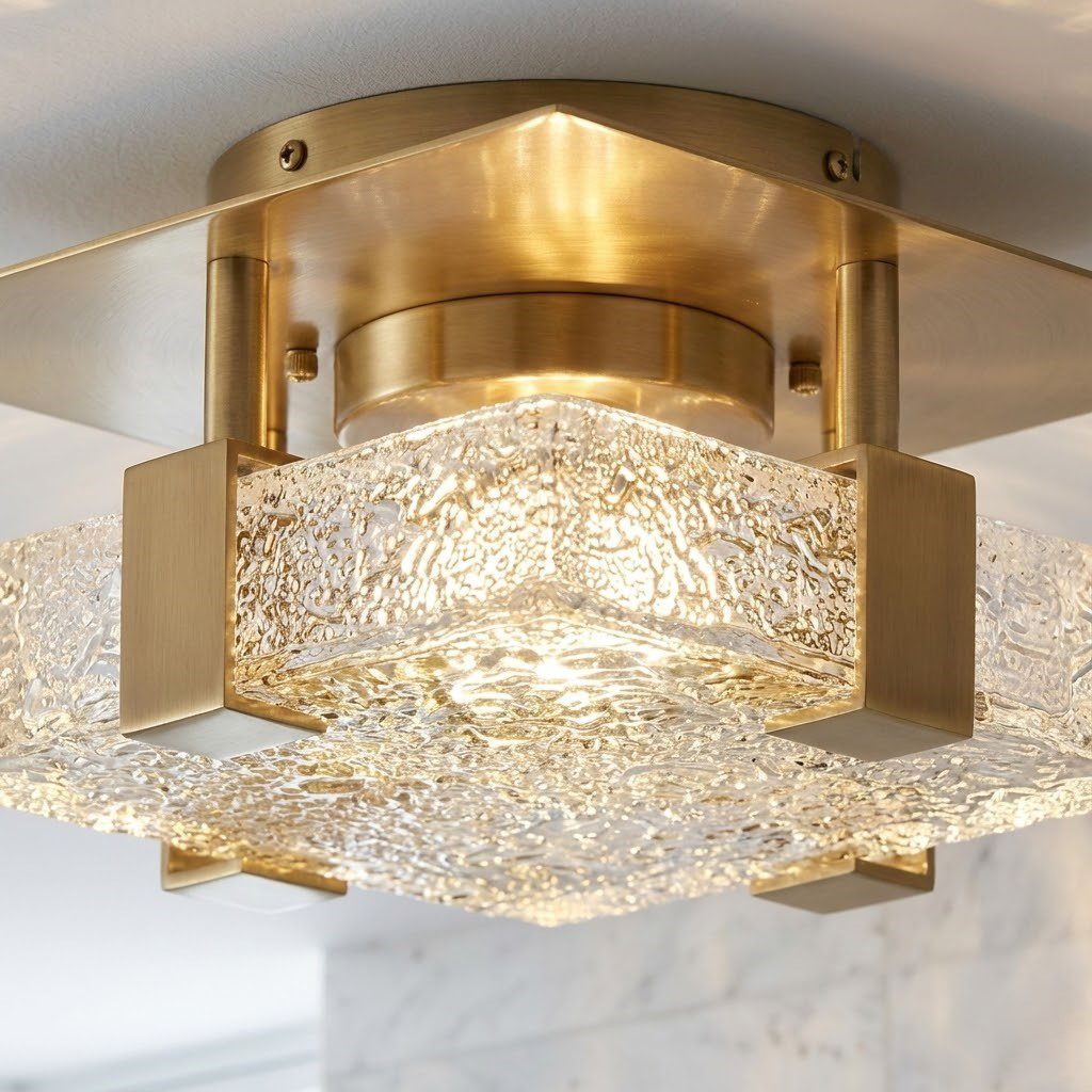 Flush Glass Ceiling Lights view 10