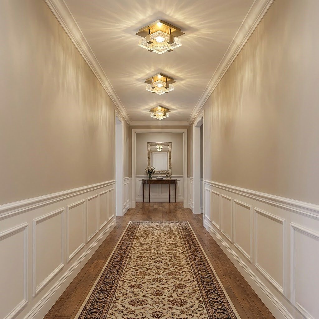 Flush Glass Ceiling Lights view 7