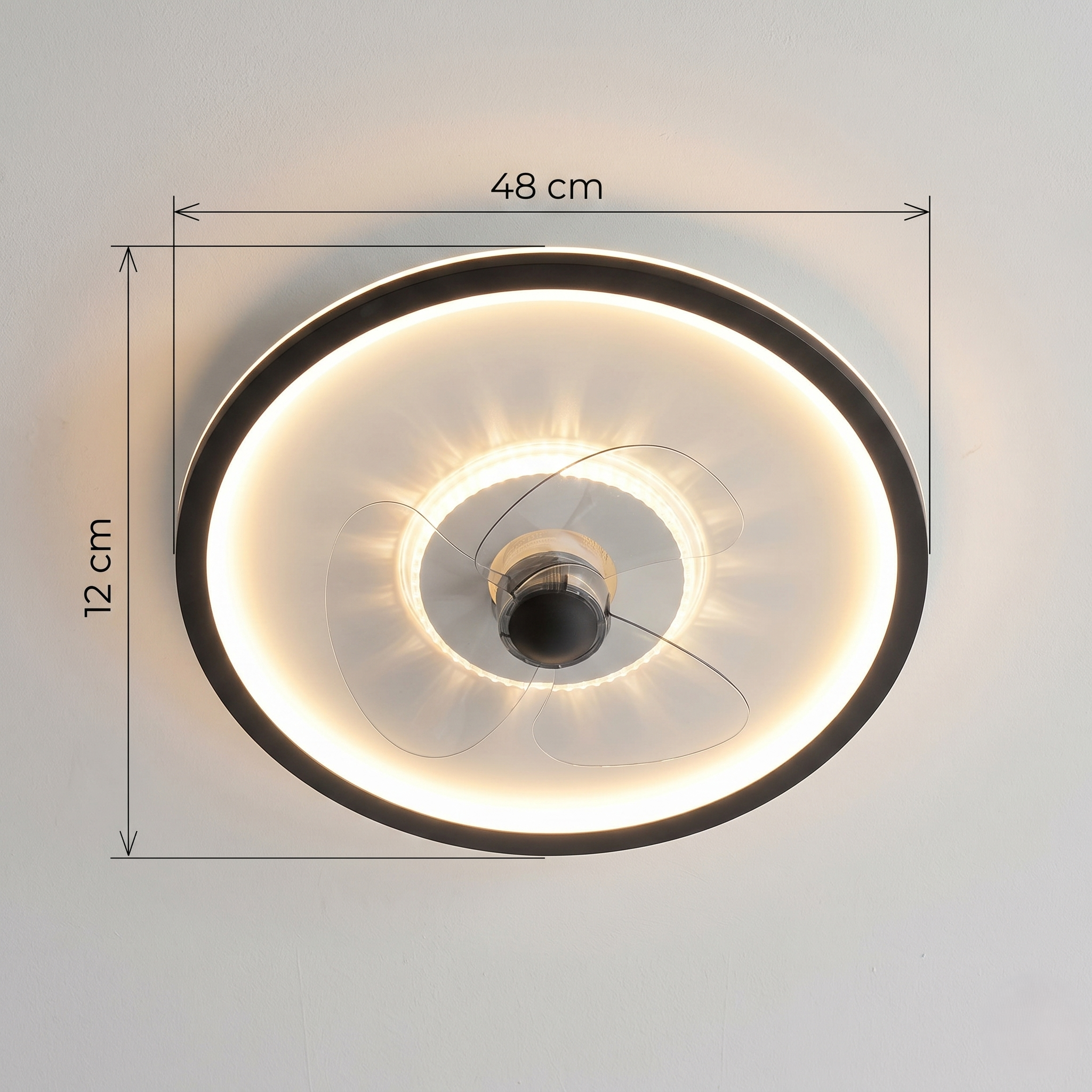 Flush Mount Ceiling Fan view 3