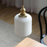 Fluted Ceramic Pendant Light view 5