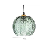 Fluted Glass Pendant Light view 15