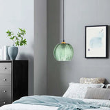 Fluted Glass Pendant Light view 7