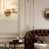 Fluted Glass Wall Light