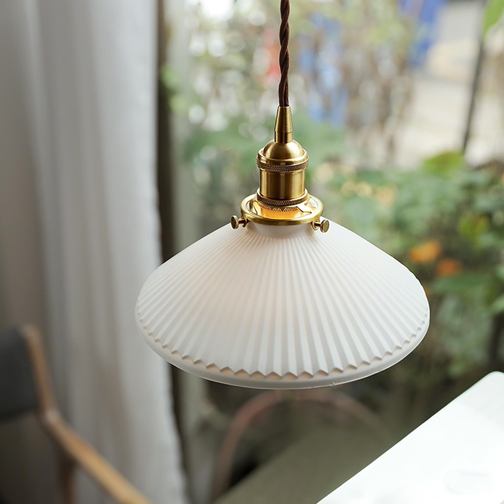 Fluted Pendant Light view 7