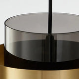 Glass and Brass Pendant Light view 8