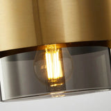 Glass and Brass Pendant Light view 9